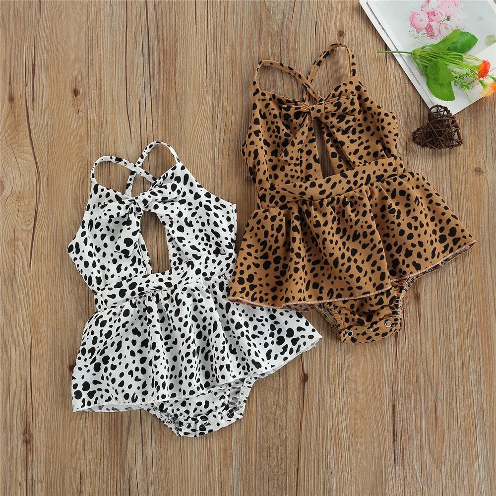 Baby Girl Clothes Romper Print Infant Clothes Leopard Print 024 Months Cute Baby Aliexpress