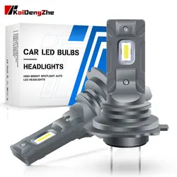High - Performance LED Headlight Mini Bulb, 60W 6000K Wireless Design for Cars