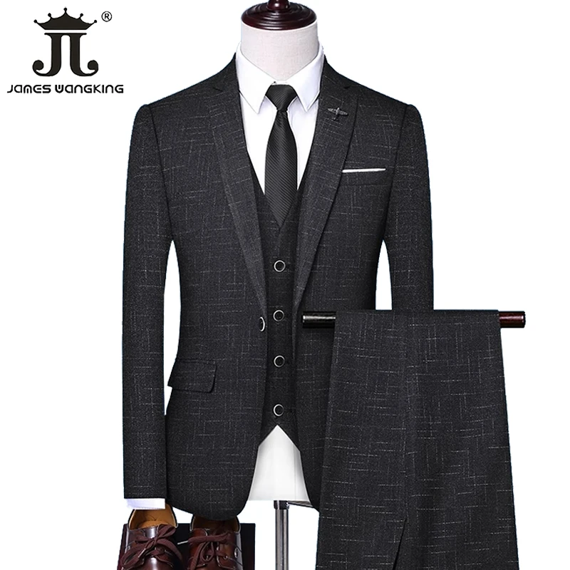 jacket-vest-pants-groom-wedding-dress-business-casual-plaid
