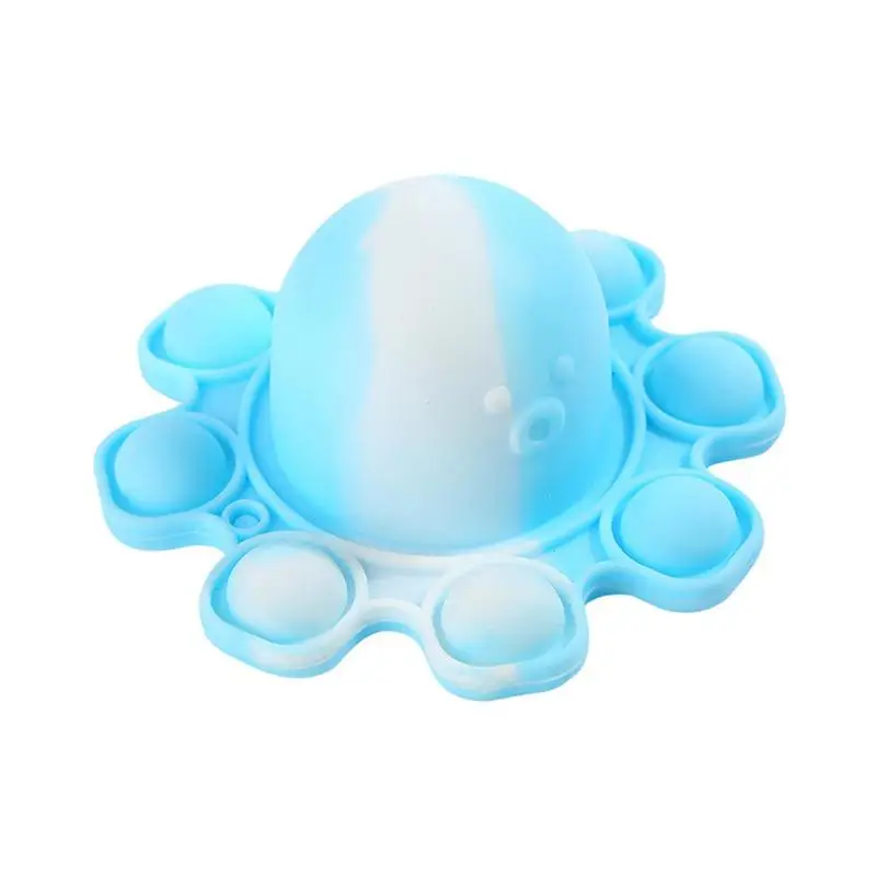 цена Octopus Antistress Toy Octopus Sensory Toy Stress Relief Push Bubble Octopus Finger Toy Soft Silicon Octopus Toys Doll Spinner