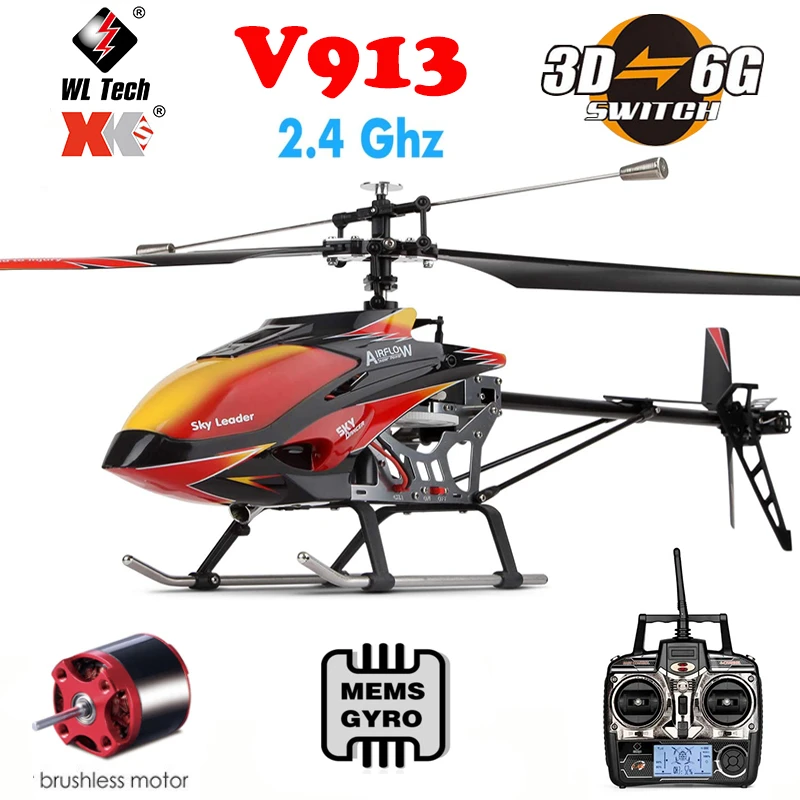 WLtoys V913 Brushless Helicopter Single 