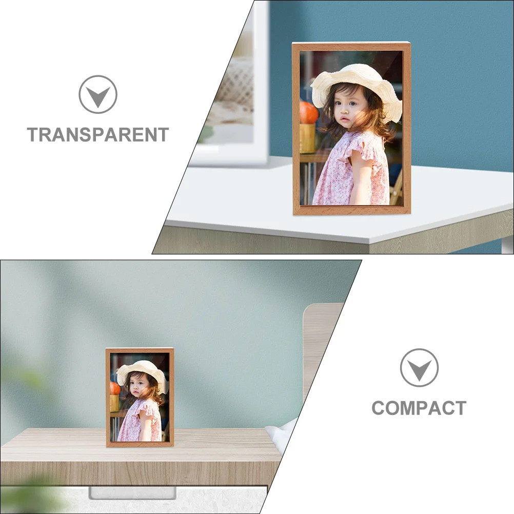 Wood Coin Bank Clear Window Photo Frame Piggy Bank For Adults Money Saving Jar Wooden Box Home Decor Money Boxes 5
