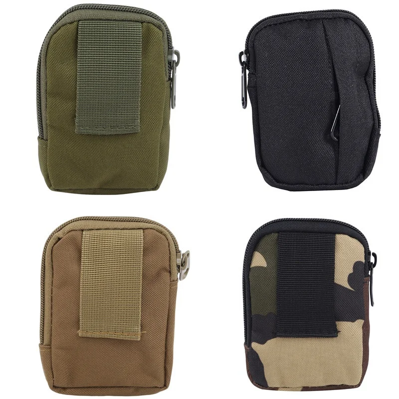 

Tactical Mini Wallet Card Bag Small Pocket Key Pouch Money Bag Men Waterproof Portable EDC Pouch Hunting Outdoor Waist Bag Nylon