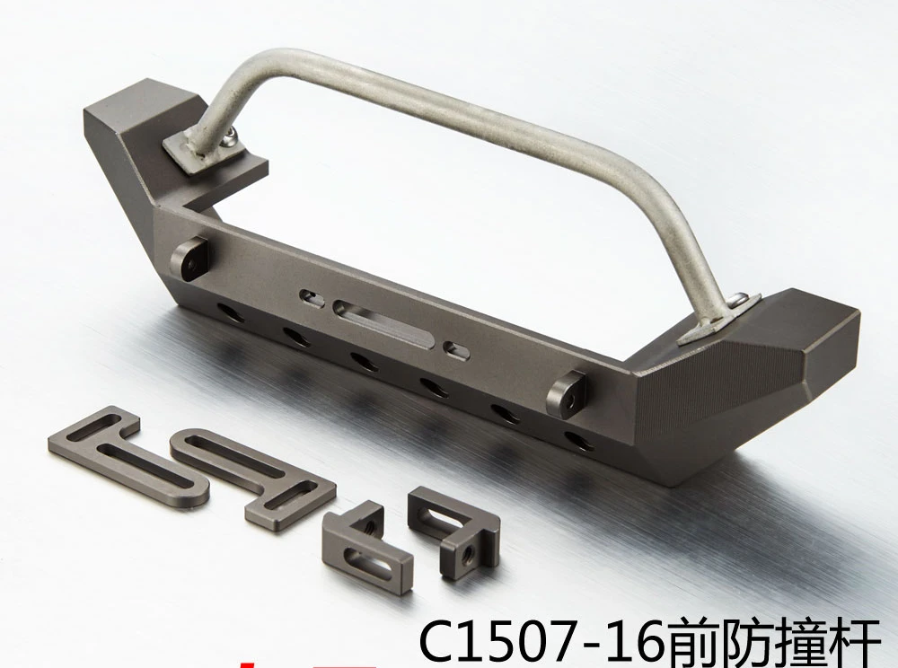 

C front bumper Simulated climbing car metal front bumper SCX10 TRX4 RC4WD TFL produced