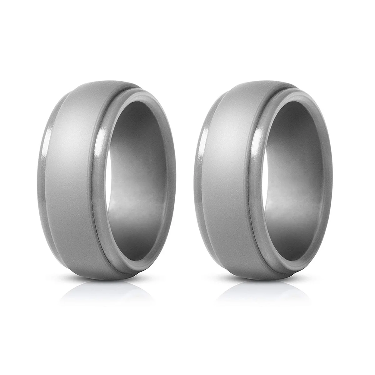 

8 мм популярное мужское Силиконовое рандомное женское Силиконовое обручальное кольцо экологическое уличное Спортивное кольцо серого цвета X2 7
