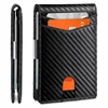 Slim Wallet for Men-Leather Money Clip Mens Wallets-RFID Blocking Front Pocket Bifold Credit Card Holder 1