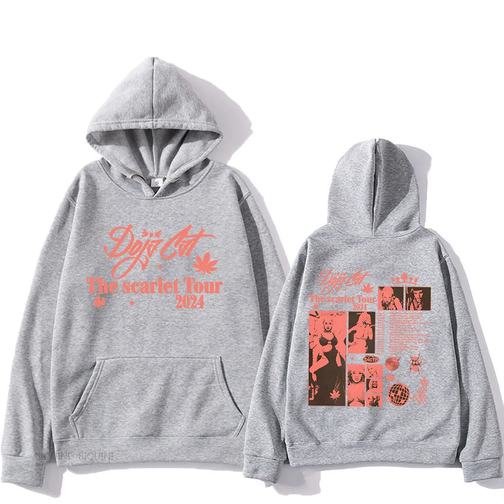 Doja Cat The Scarlet Tour Hoodies Streetwear Hip Hop Long Sleeve