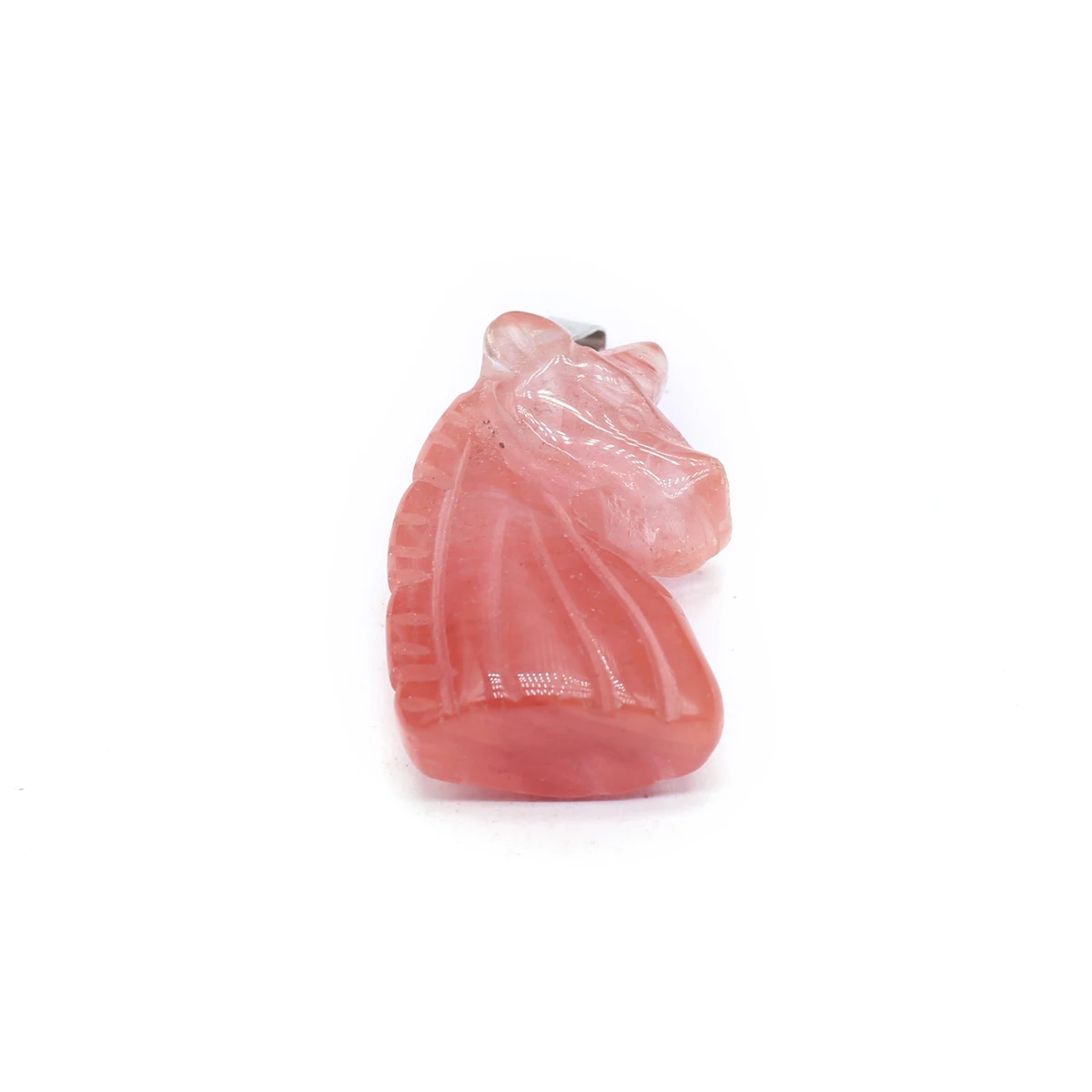 5PC Natural Semi Precious Stone Malachite Sodalite Green Aventrine Unicorn Shaped Pendant 39x24mm DIY Jewelry Making Accessories