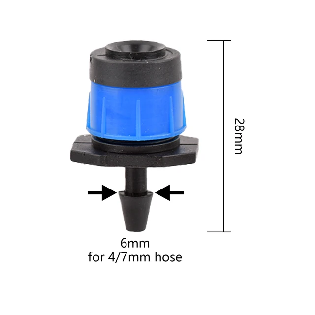 20/50 PCS Garden Micro Watering Sprinklers 360 Degrees Rotating Nozzle Mini Spraying 4/7mm Hose for Flower Garden Greenhouse 2