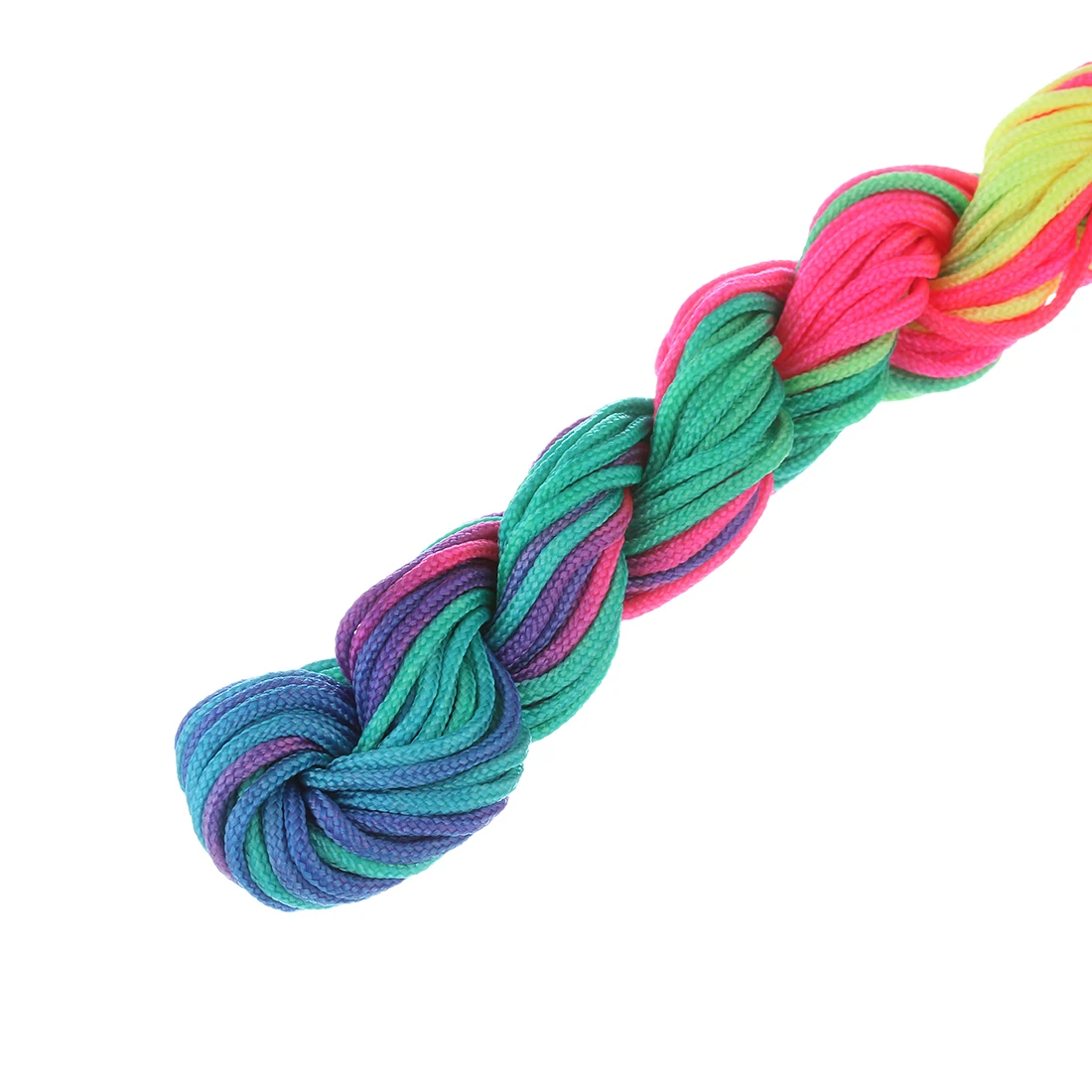 Clothing Accessories Polyester Rope 14-28Yards/Lot 1mm 1.5mm Braided Polyester Thread Cords For Ornament Making DIY Crafts Sewing Materials Clothing Accessories