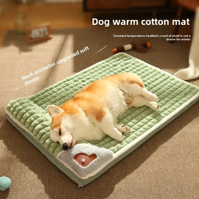 Pet Cushion Dog Winter Fluffy Warm Nest Winter Dog Cushion Cat Cushion Warm Winter Removable Washable Pet Beds