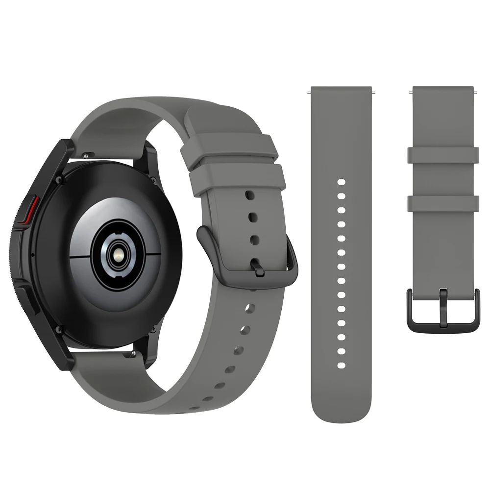 Versatile Silicone Watch Strap Replacement - 20mm/22mm Options