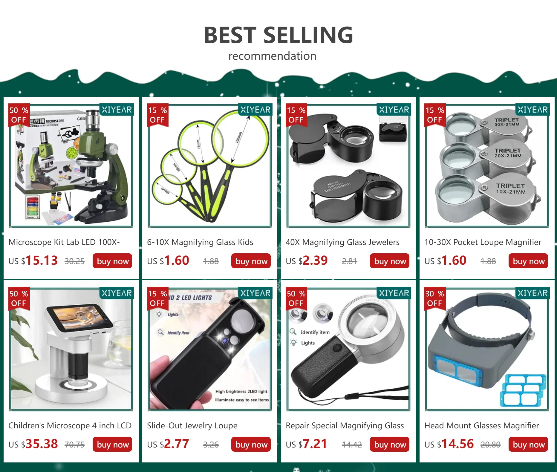 Description Picture 2 of itemHead Mounted Eyeglass Magnifier 4 Lens Optical Hands Free Magnifier for Watch Repair Circuit Chip Reading Industrial Magnifiers