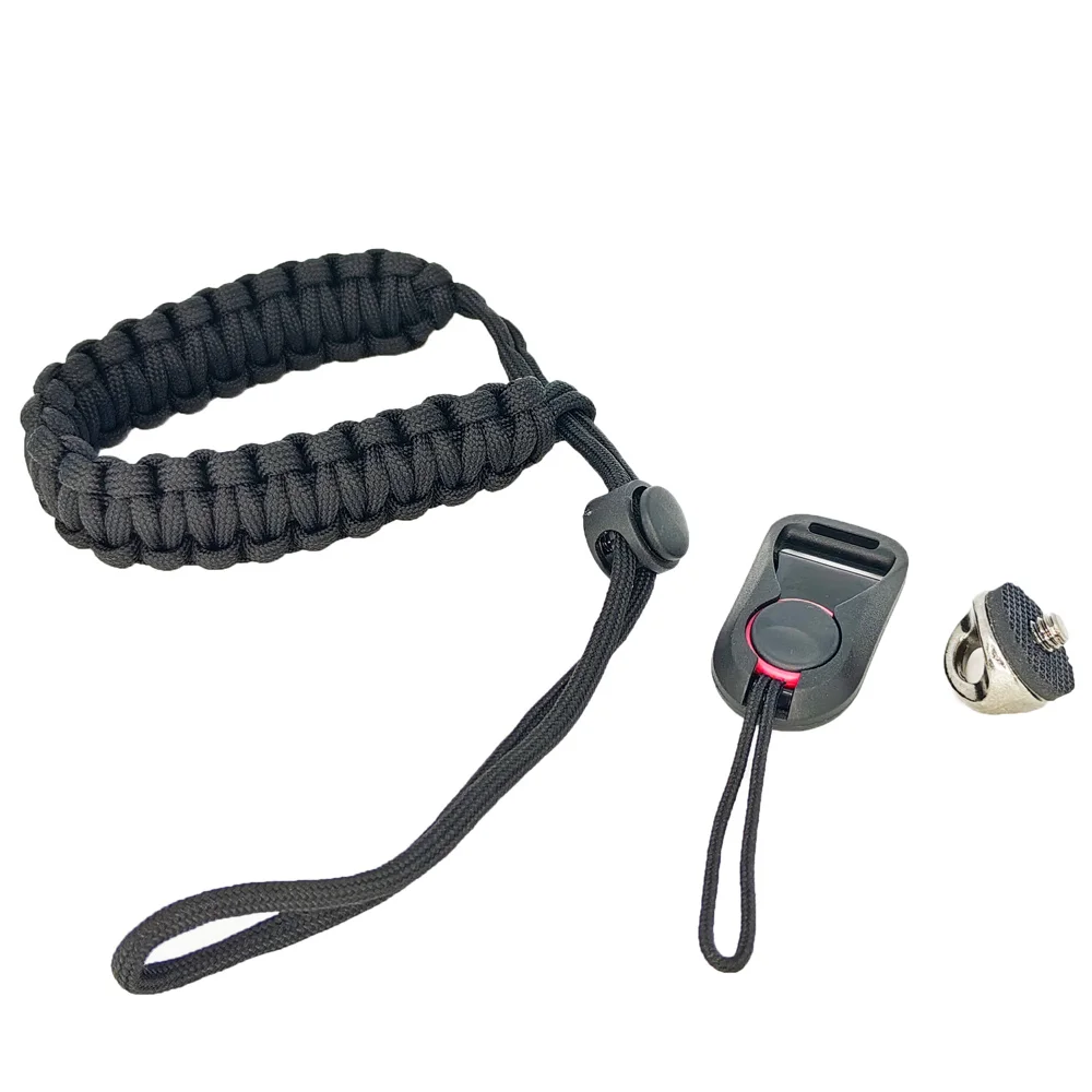 Braided Nylon Wrist Strap Safety Rope lanyard for GoPro Hero 13 12 11 10 9 insta360 X5 X4 X3 DJI OSMO Action 5 4 3 DSLR Camera