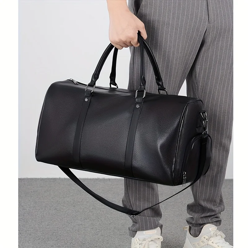 New men's travel bag, simple fitness bag, fashionable handbag, large capacity men's shoulder crossbody bag