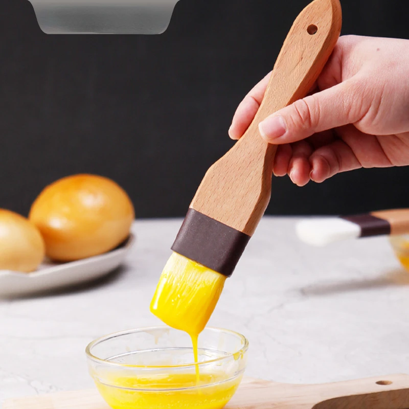 Flour pastry brush Cake pastry pancake baking utensils Food grade beech wool brush Barbecue tools kitchen accessories