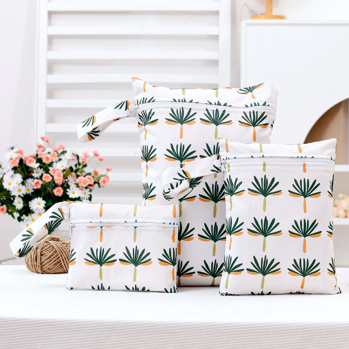 3Pcs Travel Bag Set Baby diaper bag Smooth Zipper Pocket Multi-Scenario Easy Carry Multifunctional Travel Bag makeup bags