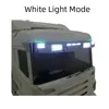 LED Sun Visor Lamp Front Light for Tamiya 1/14 RC Truck Tractor Scania 620 56323 730 470 RC Cars Degree Upgrade DIY Parts 4