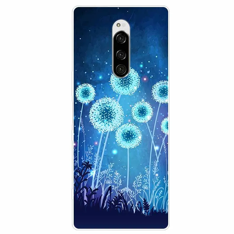 Cute Fashion Clear Soft TPU Phone Cover with Floral Design