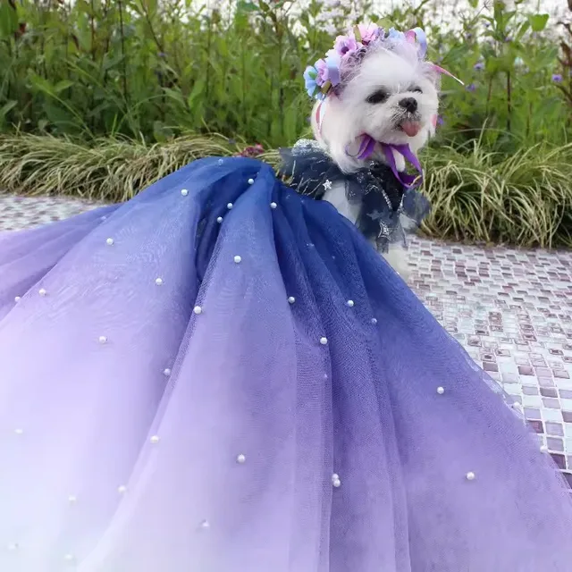 Moño Para Perro JcDuDoi Vestido De Princesa Lolita Para Perros