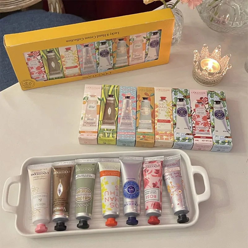 

Scented Hand Cream Gift Set Moisturizing Fragrance Series Hands Lotion Shea Butter Anti-wrinkle Hand Cream Original Brand Care