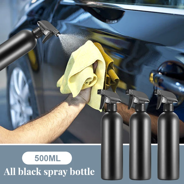 3 Db Spray -Palackok Fekete Parfümös Üveg Üres Szivattyú Permetező Finom Köd Permetezésű Újratölthető Kozmetikumok Vízpermet - Image 2
