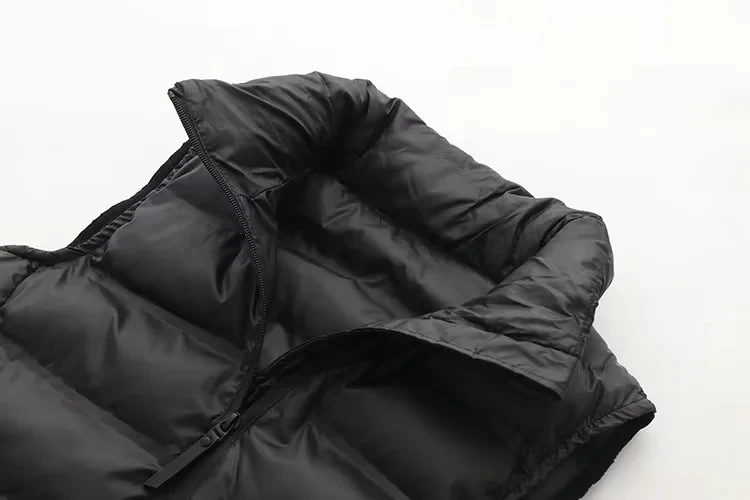 Women's Parkas Vests Jackets Coat Black Outwear Sleeveless Top With Zipper zarftrafins Woman Coat Chaqueta Acolchada Ladies Top