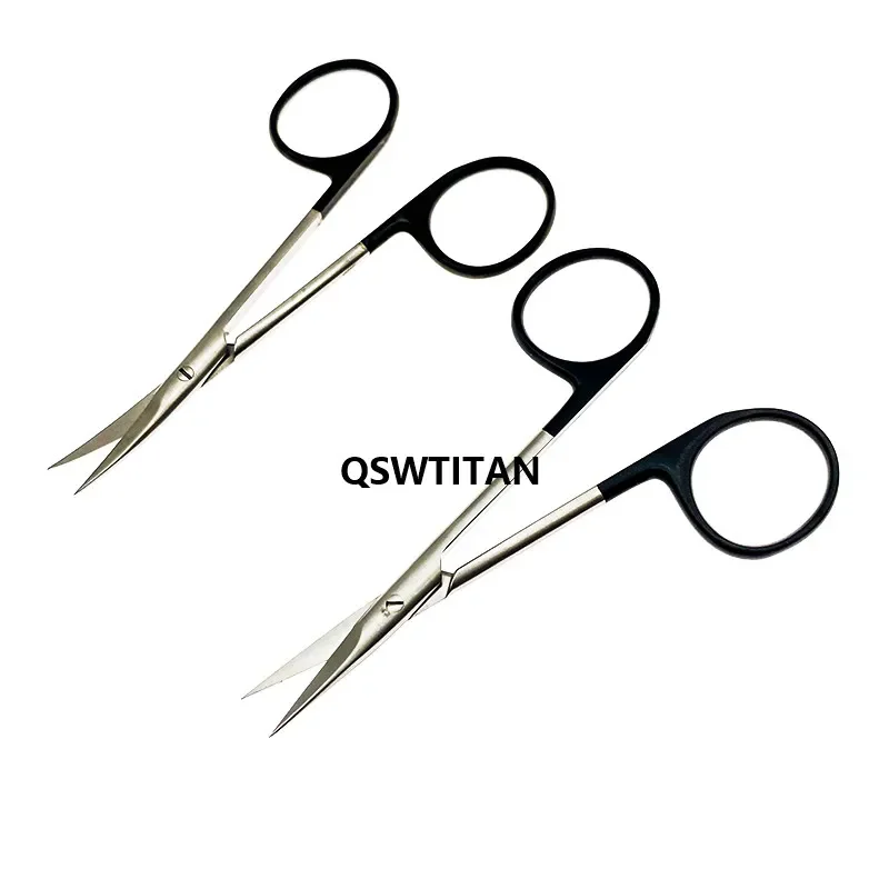 애완동물 수술용 가위 8.5cm-9.5cm 스테인리스 스틸 가위 조직 가위 수의학 수술 도구