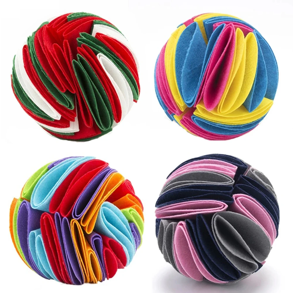 Pet Dog Sniffing Ball Puzzle Toys Pet Training Toy Encourages Natural Foraging Skills for Relieve Stress Dropship