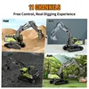 HUINA 1:16/1:18 11 Channels Engineering Car 2.4G Remote Control Bulldozer Truck Dumper Excavator Duty Bulldozer Metal Shovel Toy 4