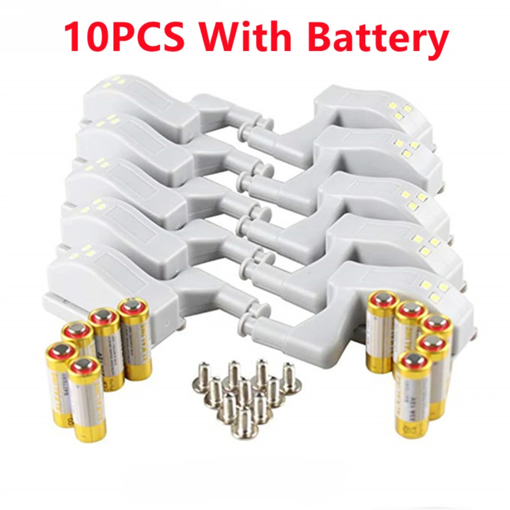 LED Cabinet Light 1 5 10PCS LED Cabinet Light LED Inner Hinge Lamp Closet Light Battery Wireless Lamp Universal Wardrobe Cupboard Sensor Lighting led cabinet light,cabinet lights,led cabinet lights,under cabinet light