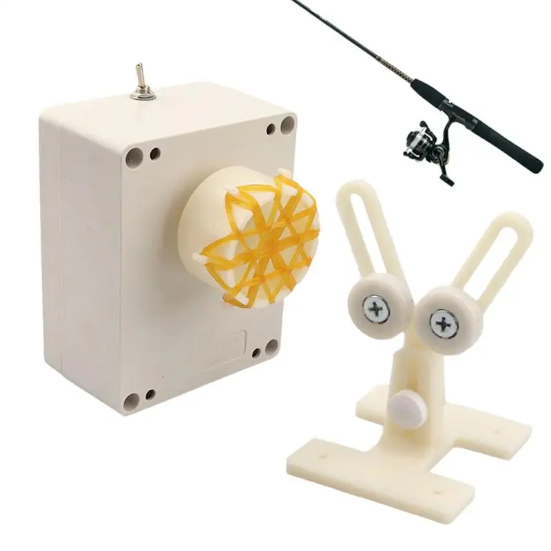 Fishing Rod Winding Machine Professional Lure Fishing Rod Winding Machine 0-40 Rpm Epoxy Resin Rotating Gluing Machine Equipment