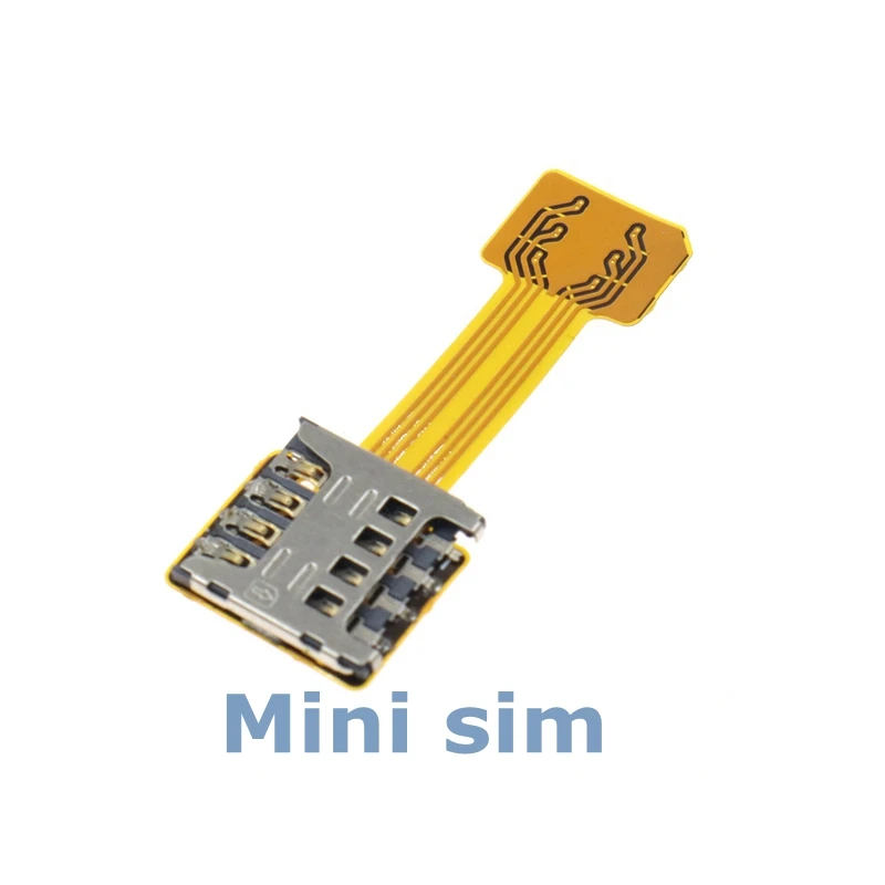 Câble d'extension de lecteur SIM pour double carte SIM et plateau SD,  élargit sa mémoire