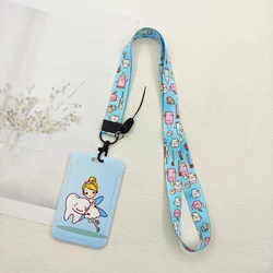Dental Themed Lanyard and Badge Holder Set (Lanyard card holder)