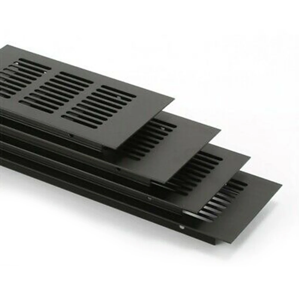 100mm Cabinet Air Vent Grille Wardrobe Air Vent Grille Aluminium Rectangular Ventilation Cover Furniture Breathable Hole