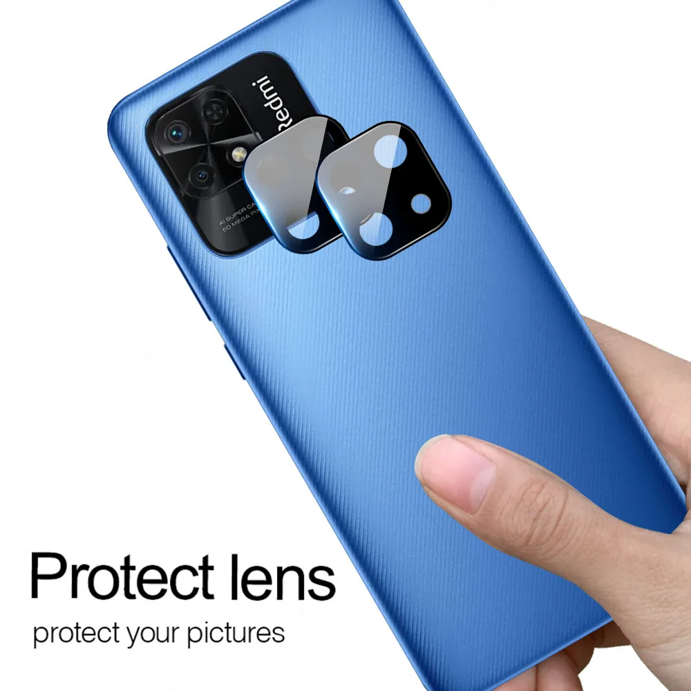2Pcs Back Camera Protector For Xiaomi Redmi 10C Case Protective Glass Ring Redmi10C Rdmi Readmi Redmy 10 C Rear Lens Cover Coque