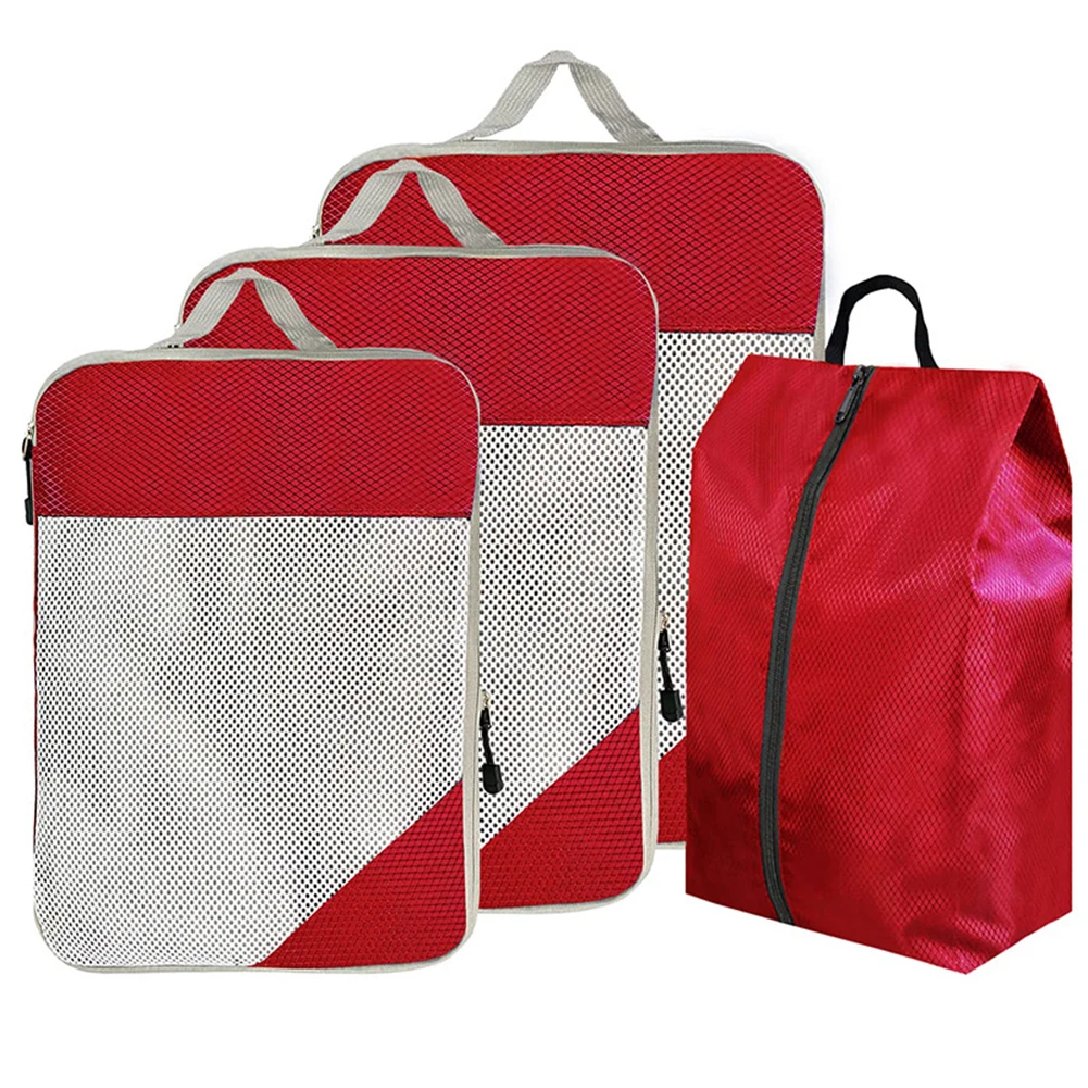 Sac de rangement de voyage compressible, cubes d'emballage, valise de  voyage pliable, sac à main, bagage, essentiel d'évaluation - AliExpress