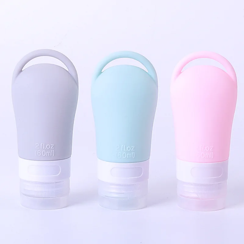 Tanio Hangable Silicone Hand Sanitizer Sub-bottling Cosmetic Travel Refillable Bottling