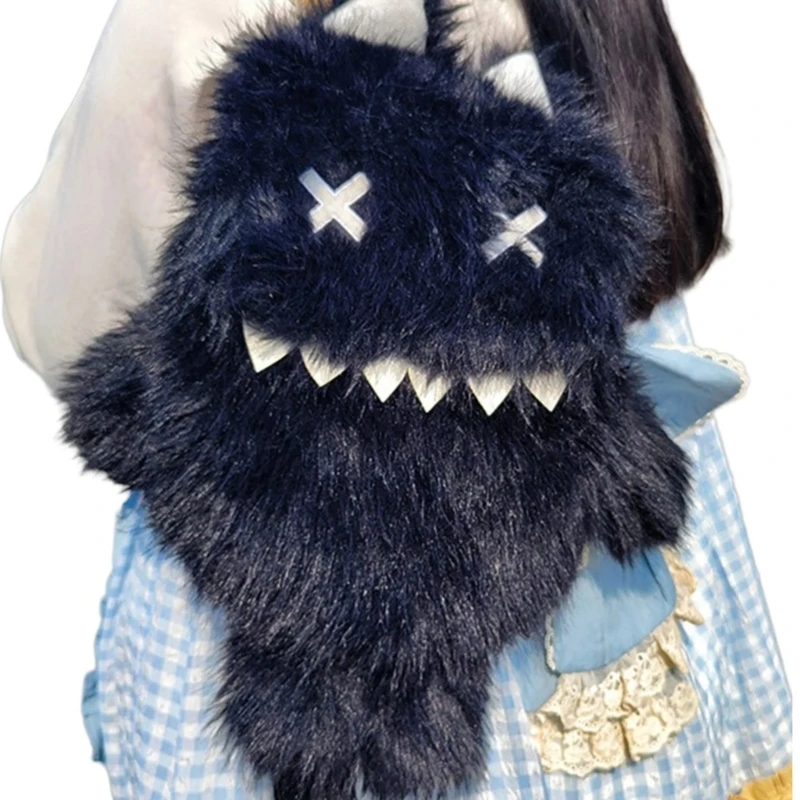 

Cats Backpacks Cartoon Plush Crossbody Bag Anime Shoulder Bag for Womens