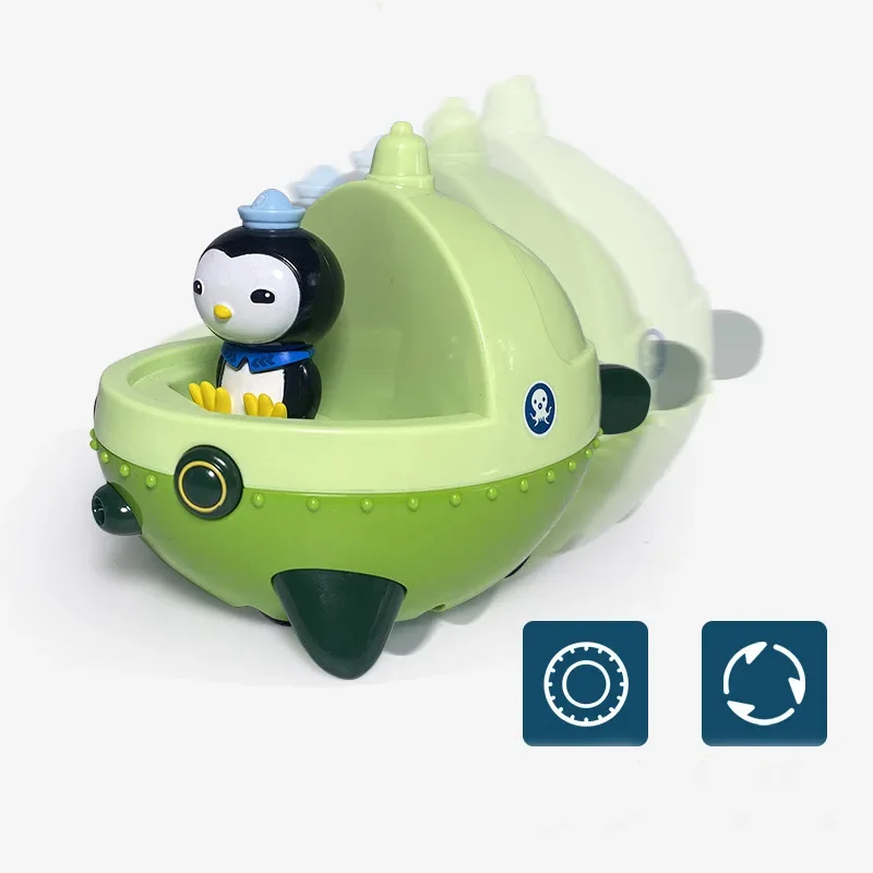 원래 Octonauts 당겨 자동차 어린이 항공기 미니 합금 자동차 Barnacles Kwazii Peso 마찰 자동차 액션 피규어 어린이 장난감 선물