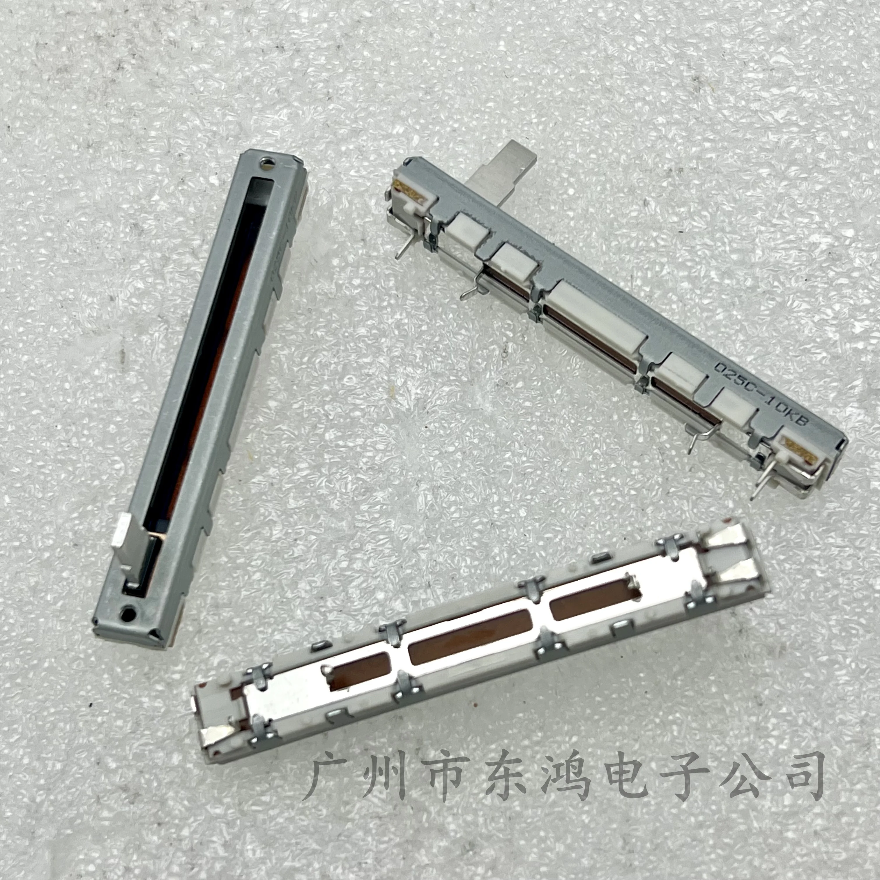 ALPS 60MM straight slide potentiometer linear potentiometer adjustable resistor B10K shaft length 10MM 3 feet 1 PCS