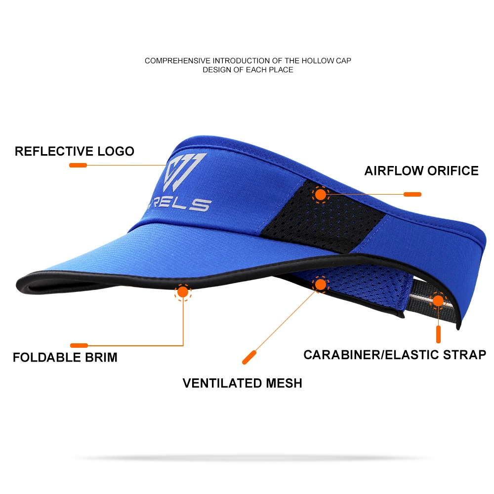 WRELS Cooling Stretchy Visor Men Mesh Baseball Cap Summer Outdoor Sports Cap Lightweight Running Sun Protection Visor No Slip Ca yoga baseball hats