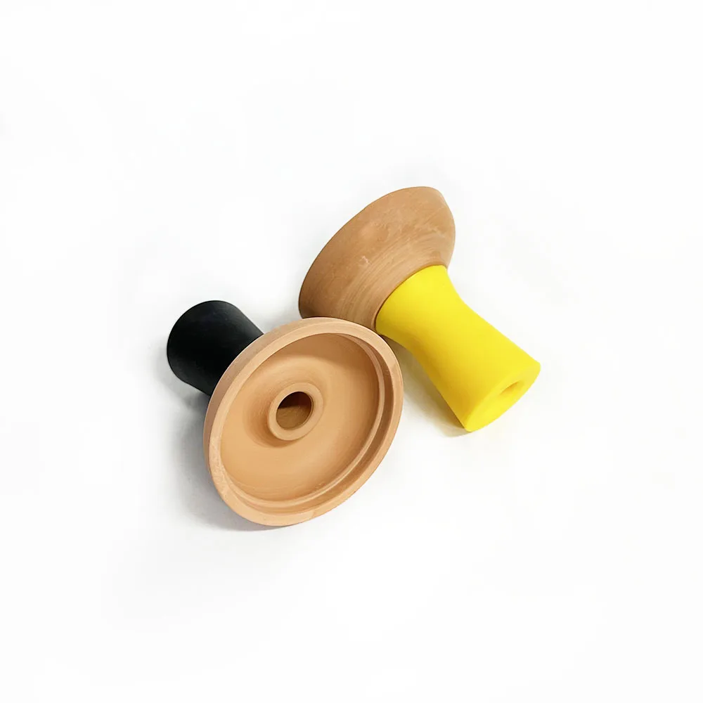 Premium clay phunnel hookah bowl colorful silicone shisha bowl for chicha narguile smoking accessories