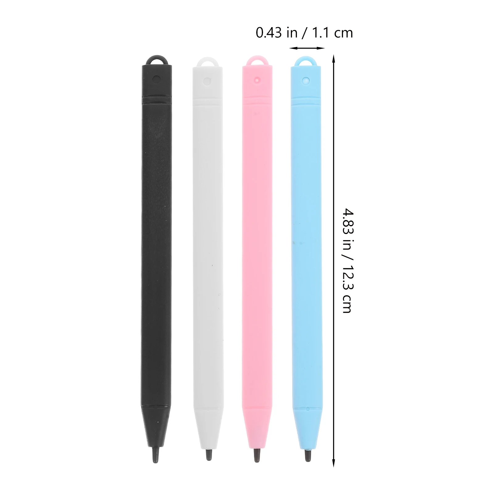 4Pcs Universal Stylus Pen Set For LCD Writing Tablets Replacement Stylus For Digital Writing Board For Electronic Sketch Pad