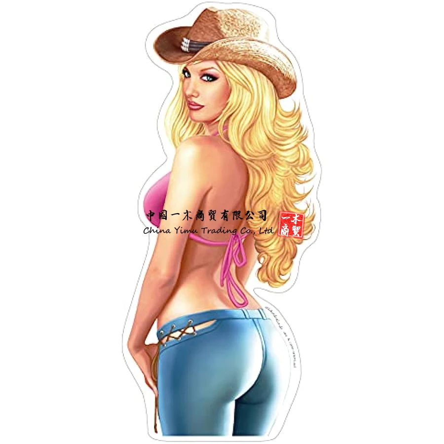 

Наклейки на мотоцикл и мопед Naklejka Pin-Up Cowgirl