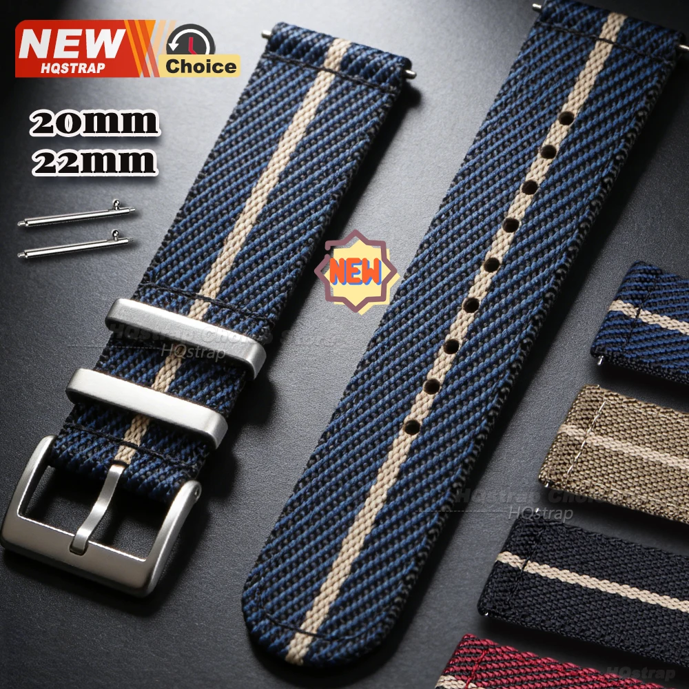 Enhanced Woven Nylon Quick Release Wristband – Durable Military-Style Strap