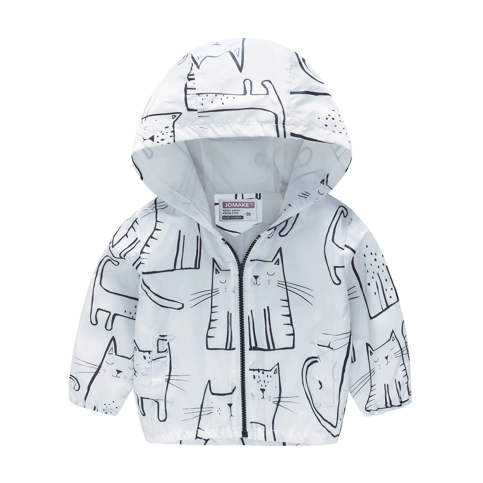 Stylish Cartoon Dinosaur Windbreaker Jacket for Girls-Perfect for Casual Wear! kids jacket