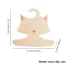 5/10 Pcs Baby Hanger Rack Cute Foxs Shape Baby Wooden Clothes Hanger Home Girls Princess Room Nursery Decor For Kids Present 6