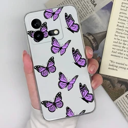 Fancy Design Matte Transparent Soft Silicone Case with Screen Protector for IQOO Neo8 (U13)