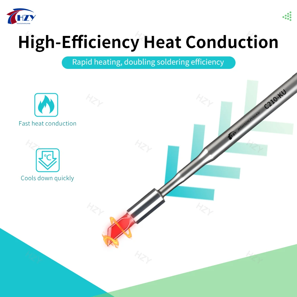 HOT C210 시리즈 납땜 인두팁 C210-D/C/B/S/KU 용접 인두 헤드 (JBC, Sugon T26, T26D, T3602 납땜 스테이션 도구용)